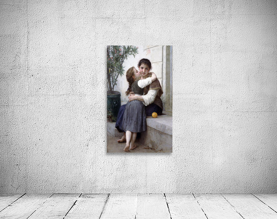 Sisters Kiss Wall Preview