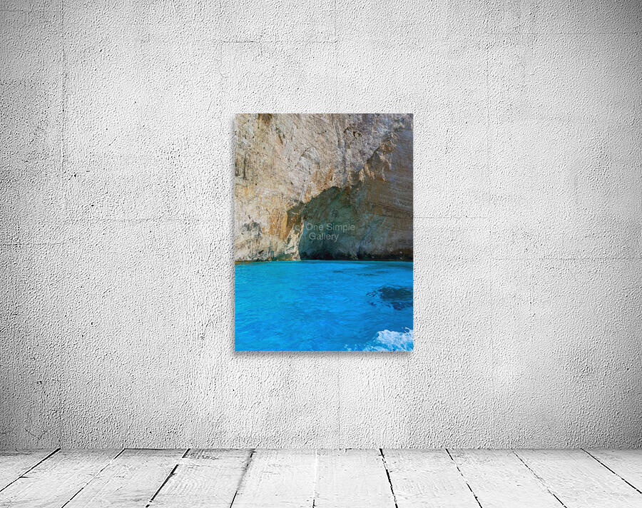 Blue Caves Elaties Greece Wall Preview