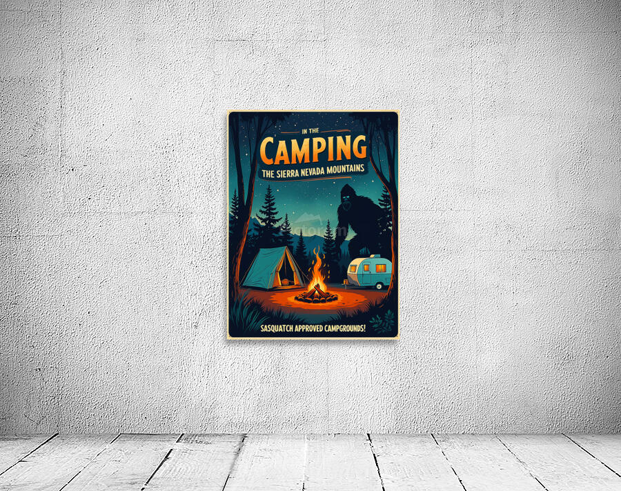 Bigfoot Camping Ground Wall Preview