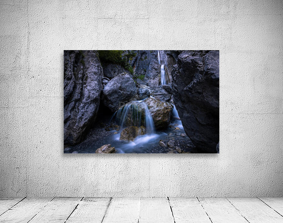 Blue Waterfalls Wall Preview