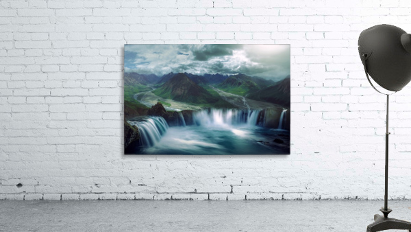 Fantasy Waterfalls Wall Preview