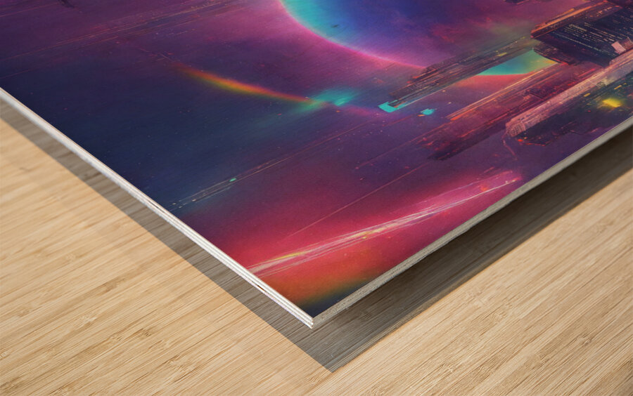 Distant Future Wood print