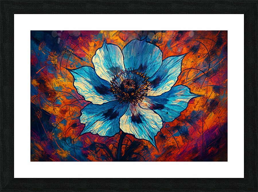 Oriental Poppy Picture Frame print
