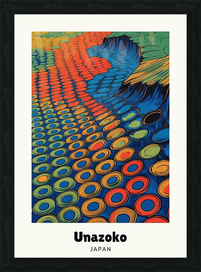 Seafloor - Unazoko, Japanese abstract art print by KOSAKI DESIGN, F02 edition