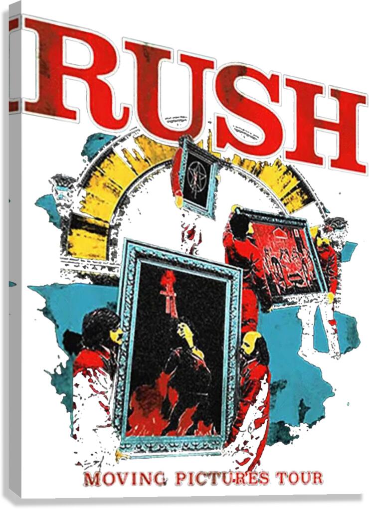 Rush Band 36 Canvas Print