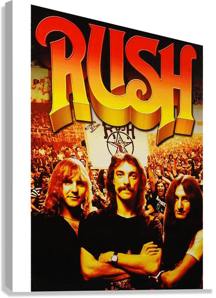 Rush Band 40 Canvas Print