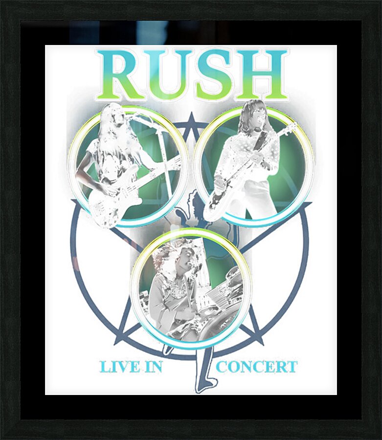 Rush Band 1 Picture Frame print