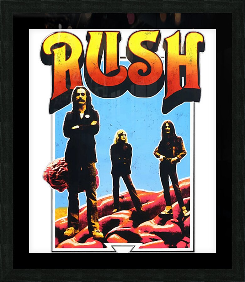 Rush Band 5 Picture Frame print