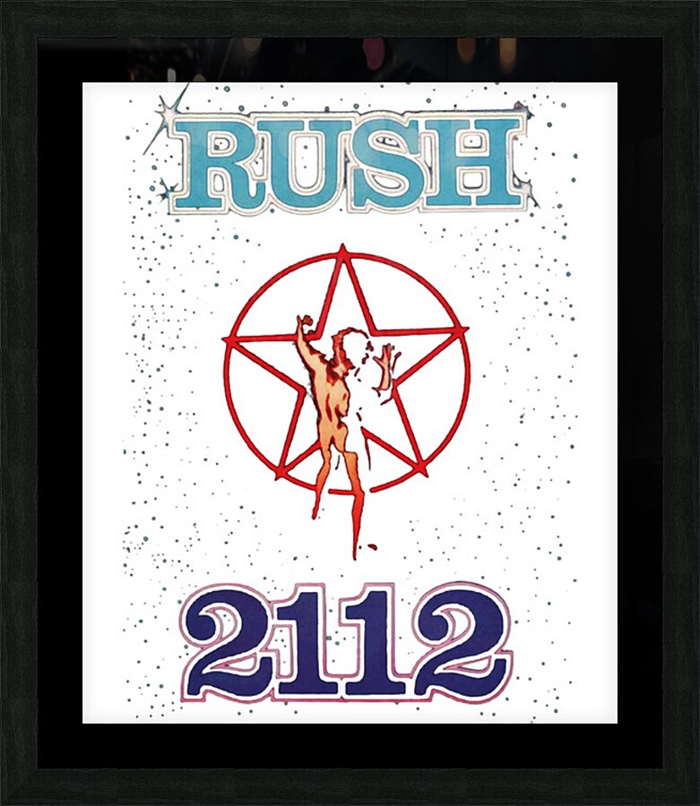 Rush Band 8 Picture Frame print