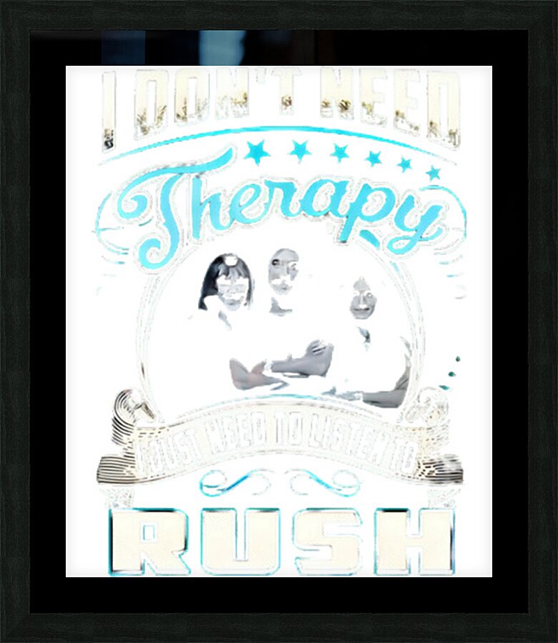 Rush Band 22 Picture Frame print