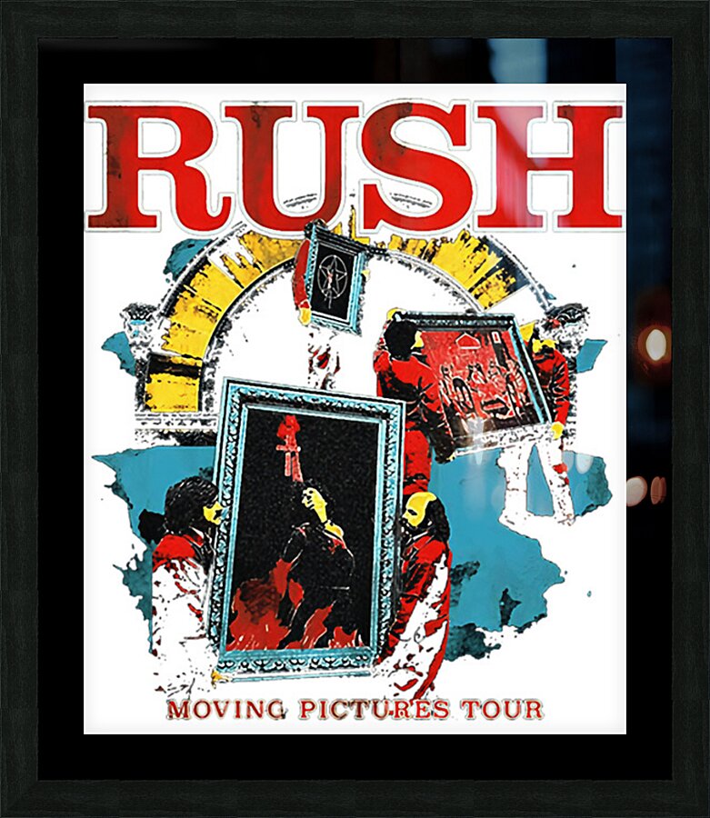 Rush Band 30 Picture Frame print