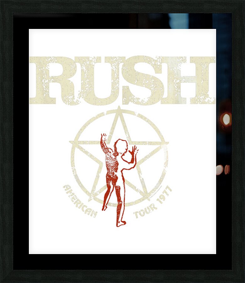 Rush Band 32 Picture Frame print
