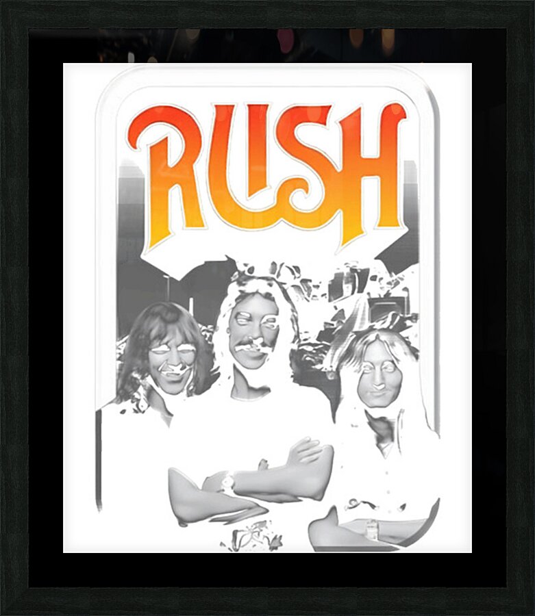 Rush Band 33 Picture Frame print