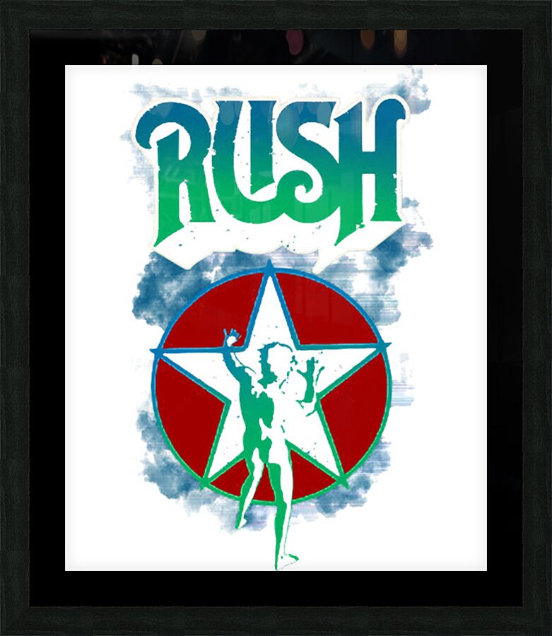 Rush Band 34 Picture Frame print
