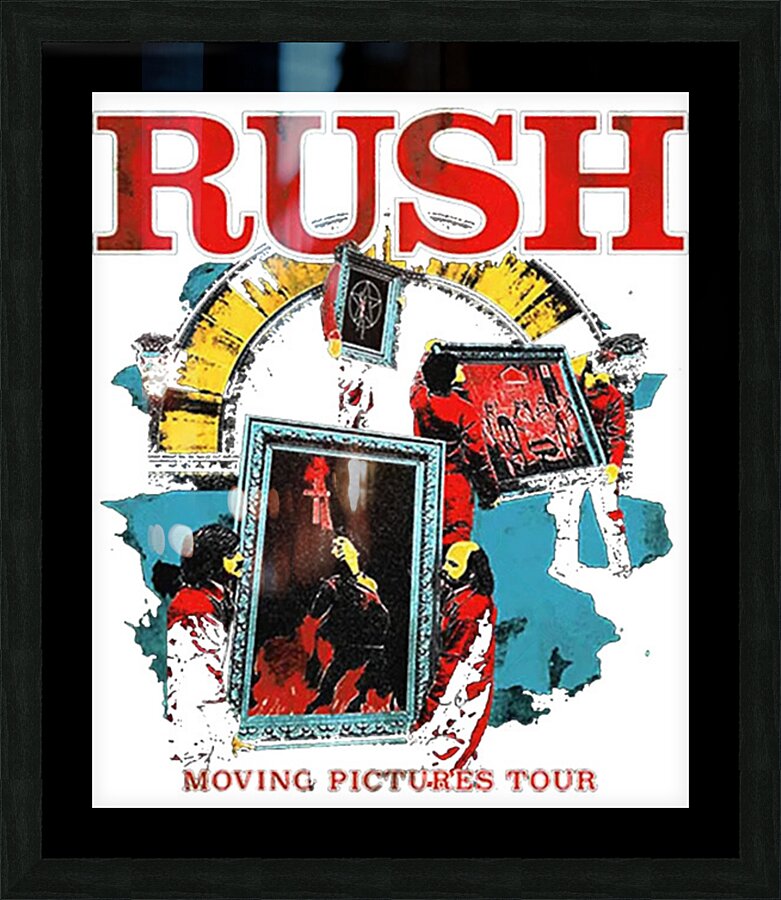 Rush Band 36 Picture Frame print