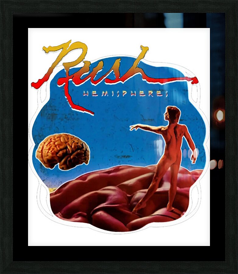 Rush Band 37 Picture Frame print