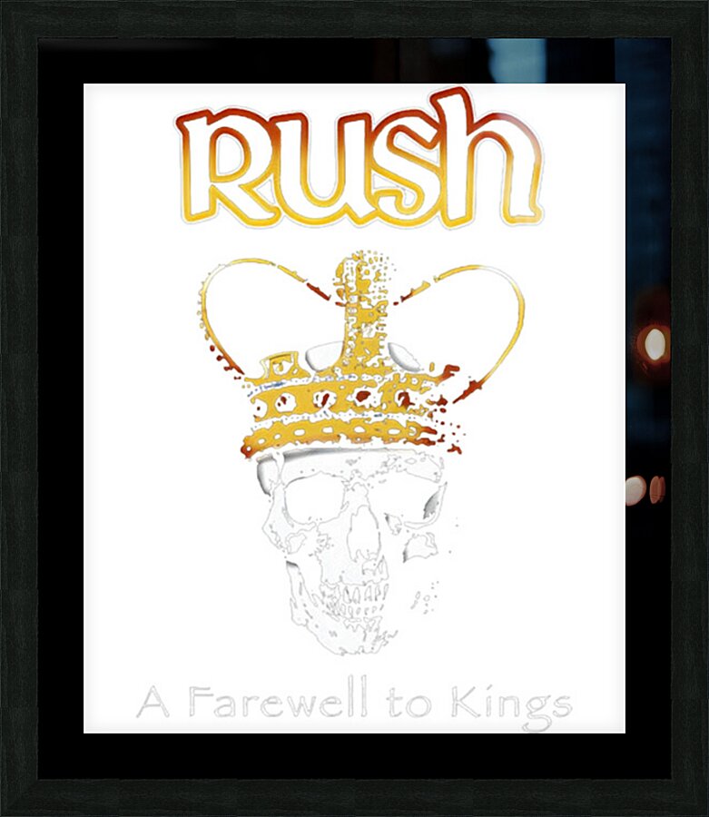 Rush Band 44 Picture Frame print