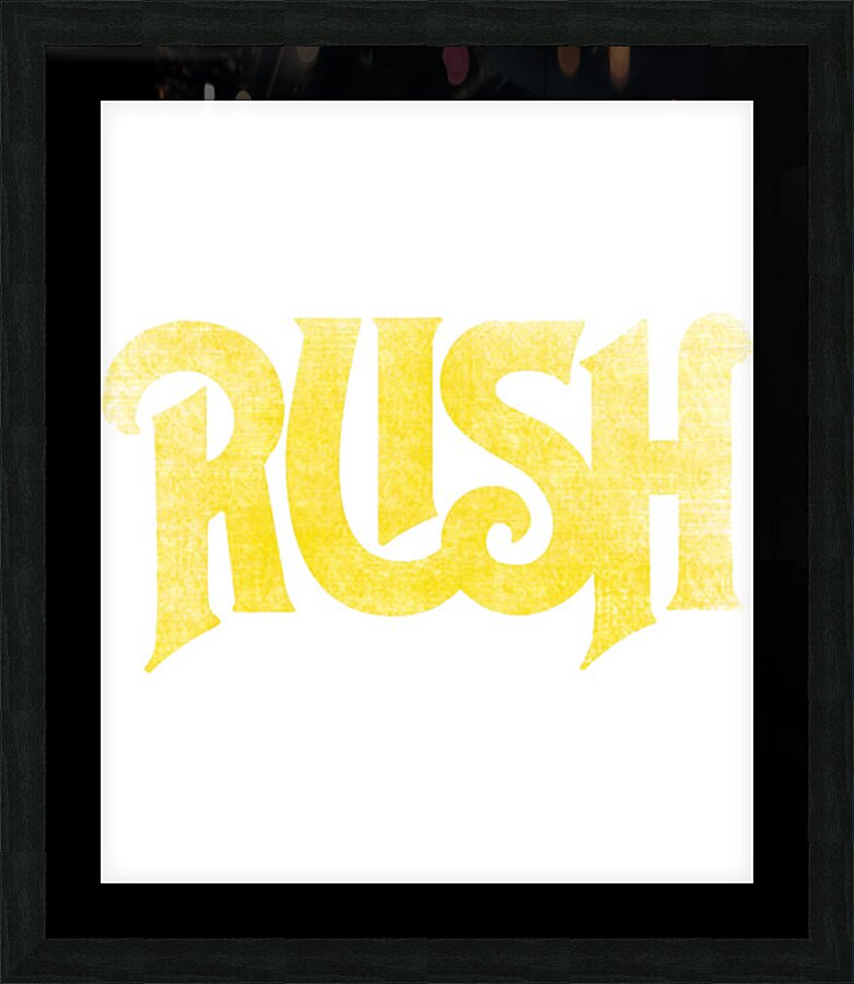 Rush Band 15 Picture Frame print