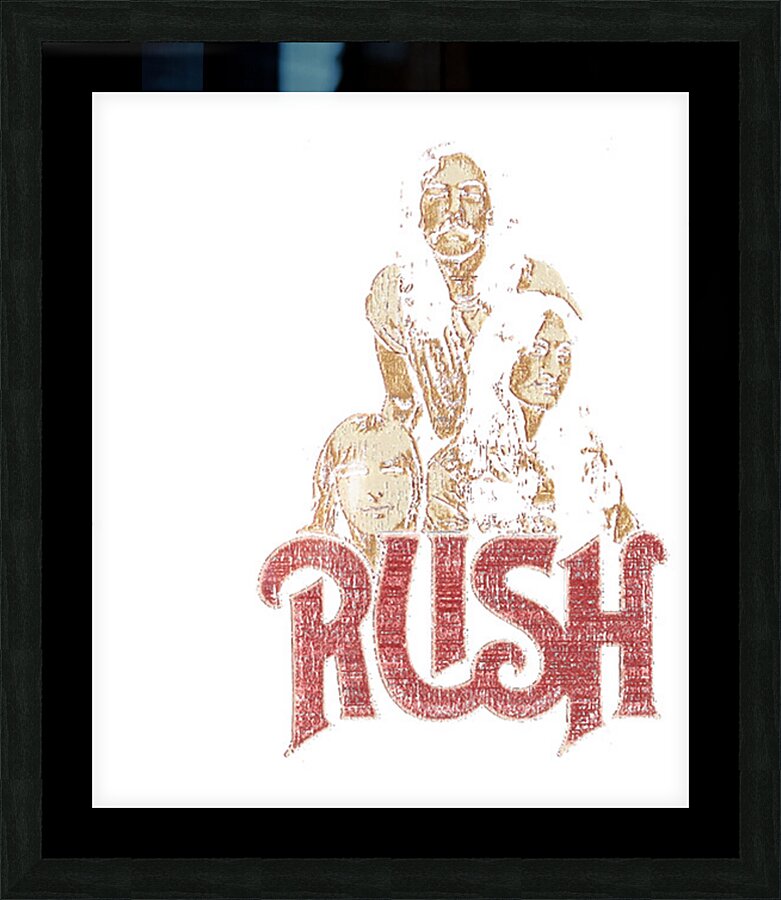 Rush Band 19 Picture Frame print