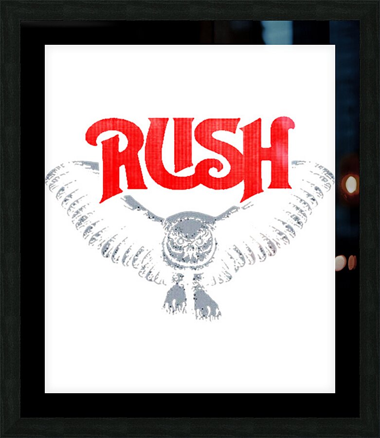 Rush Band 24 Picture Frame print