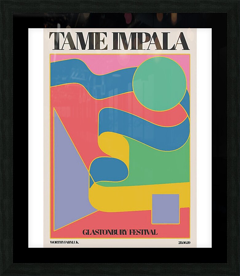 Tame Impala 46 Picture Frame print