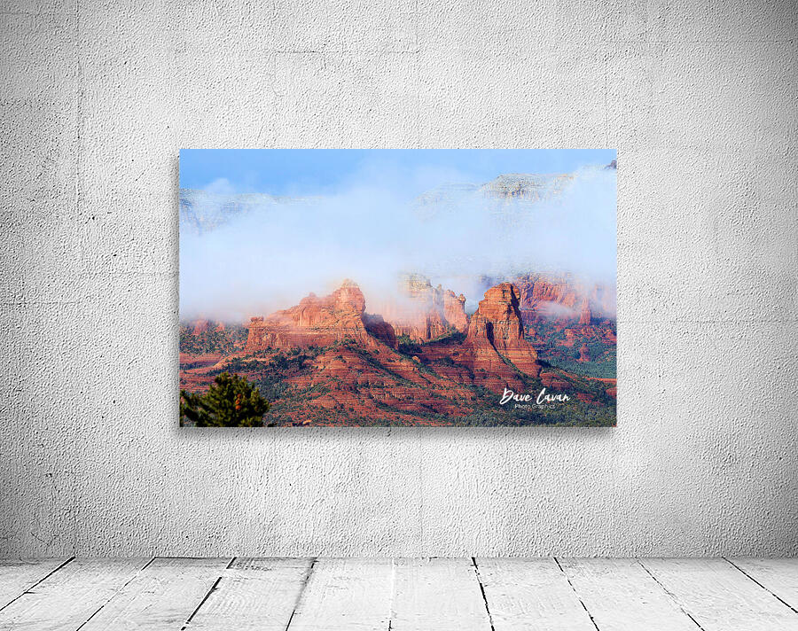 Clouds and Red Rock 1 Wall Preview