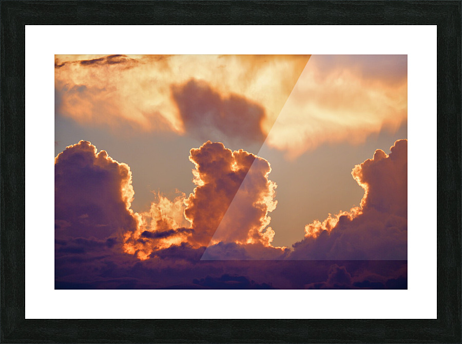 August Clouds Picture Frame print