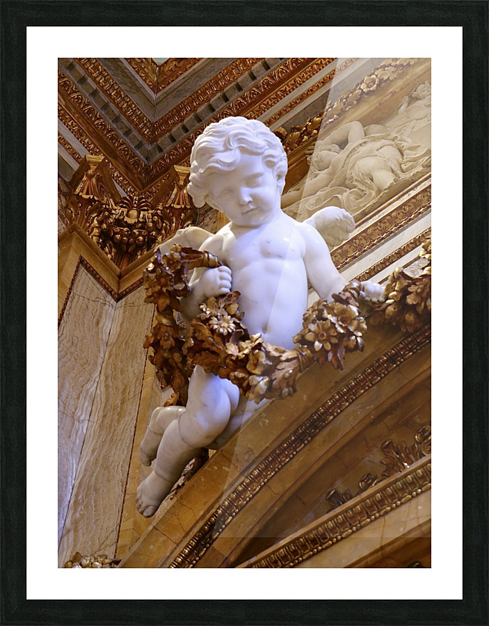 Cherub Picture Frame print