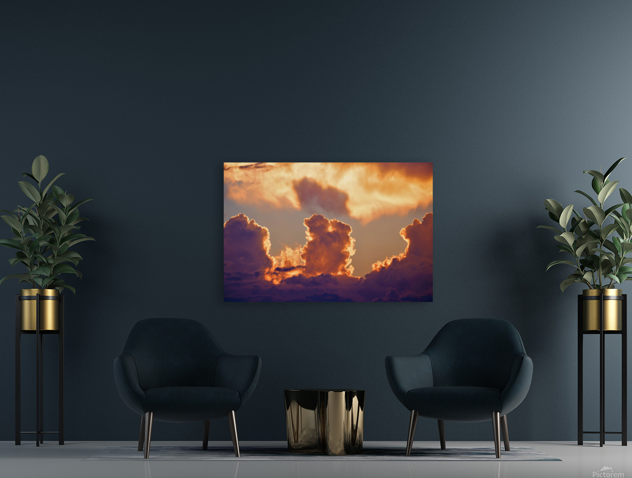 August Clouds Reproduction