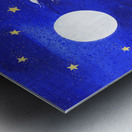 Nighttime Neighborhood Metal print