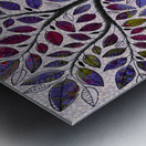 With The Light Metal print