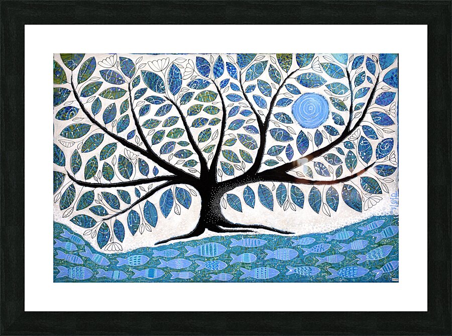 Peacefully Picture Frame print