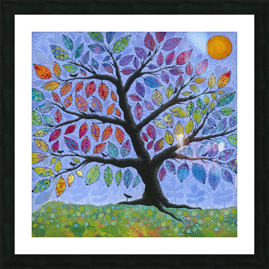 Through the Delicate Woods Picture Frame print