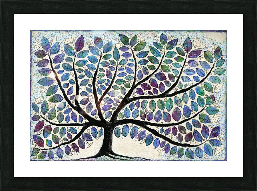 Flowering Forth Picture Frame print