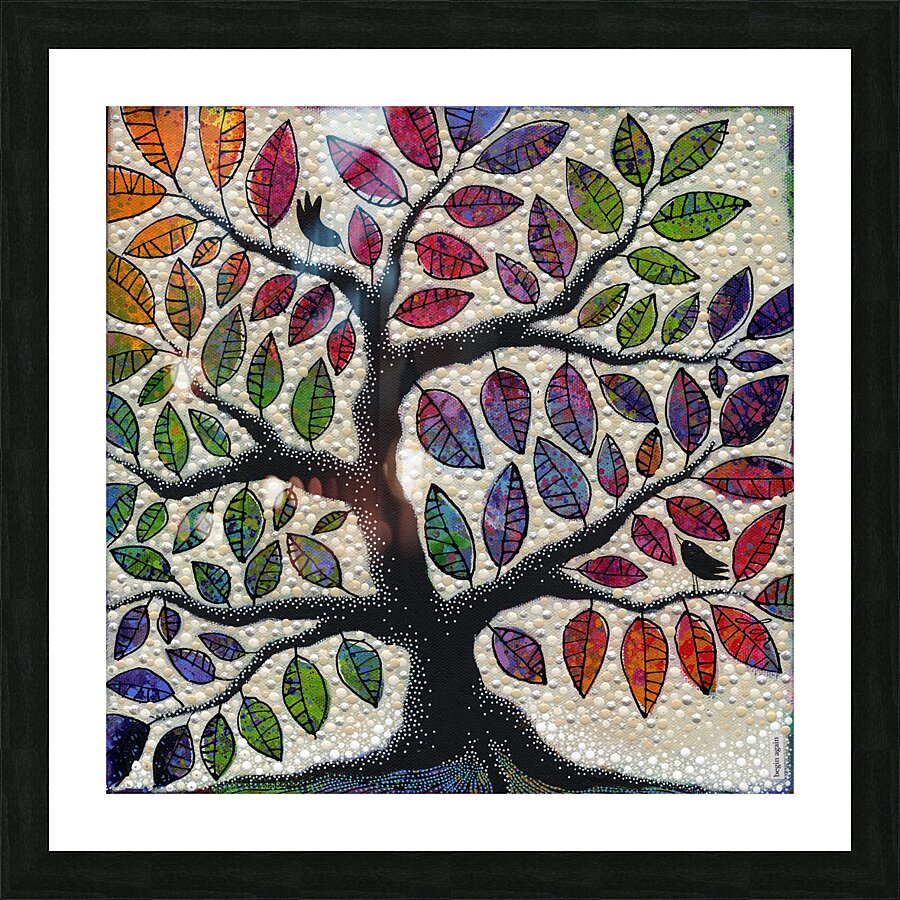 Begin Again Picture Frame print