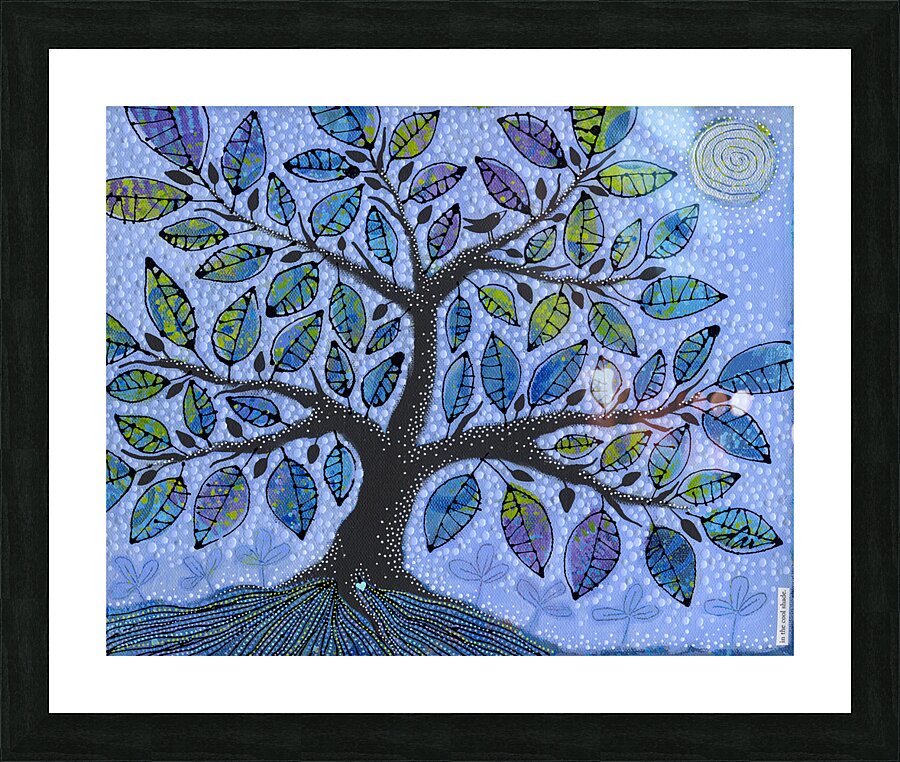 In The Cool Shade Picture Frame print