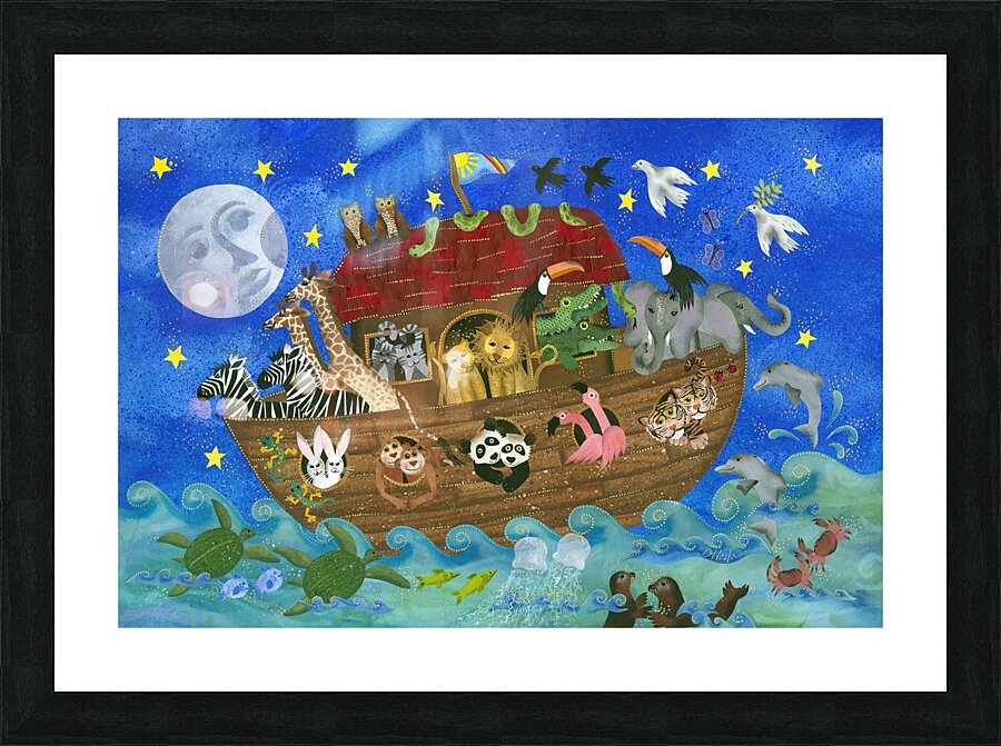 Noah s Ark Picture Frame print