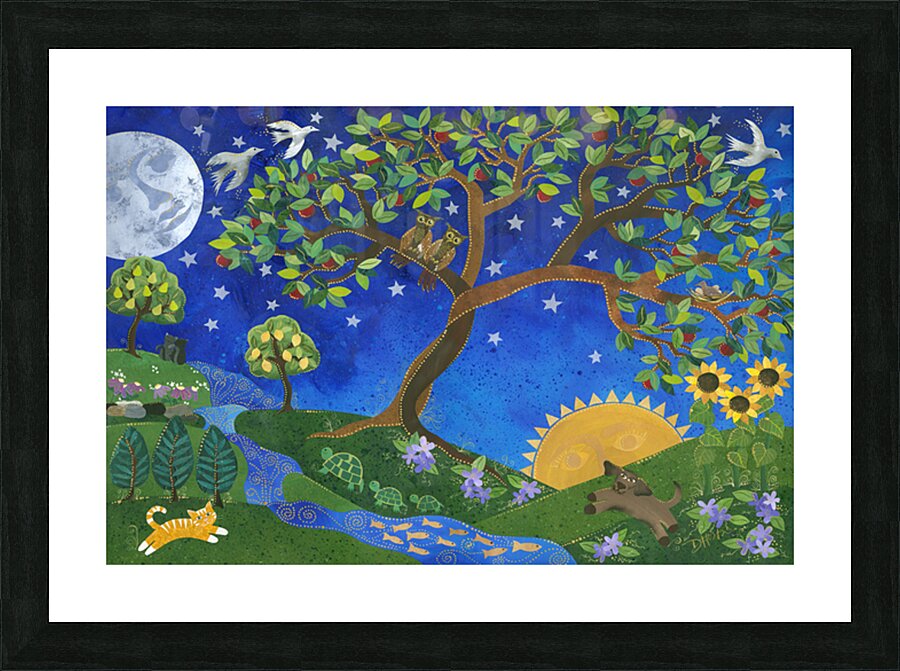 Earthly Delights Picture Frame print