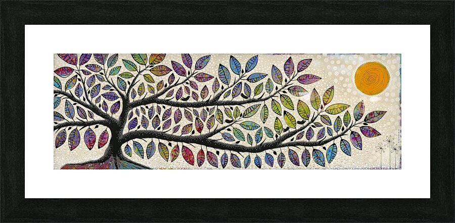 The Sky Became the Sun Picture Frame print