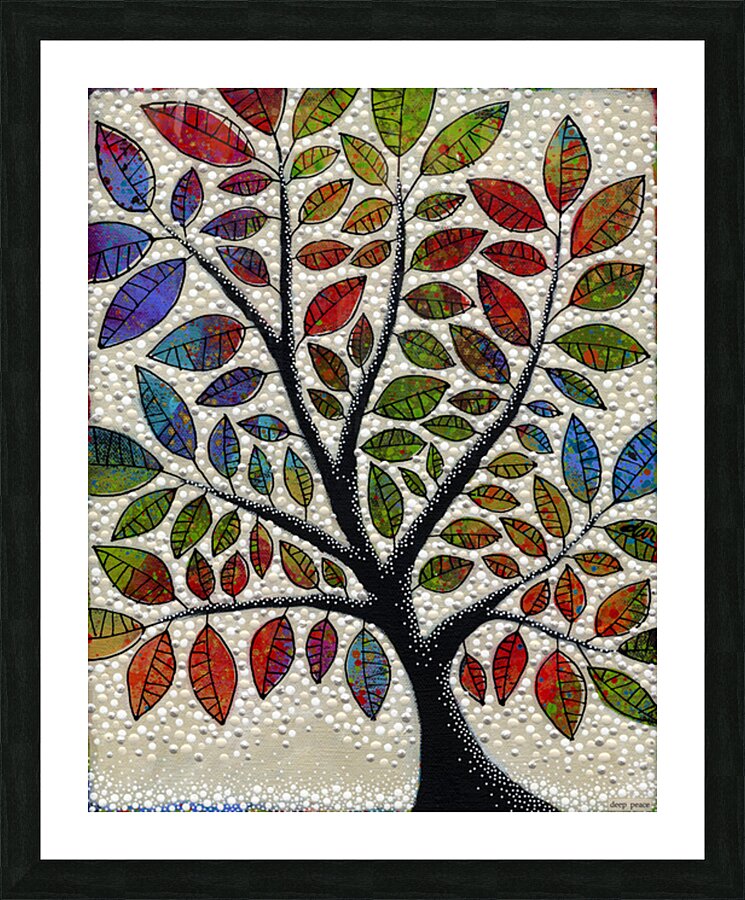 Deep Peace Picture Frame print