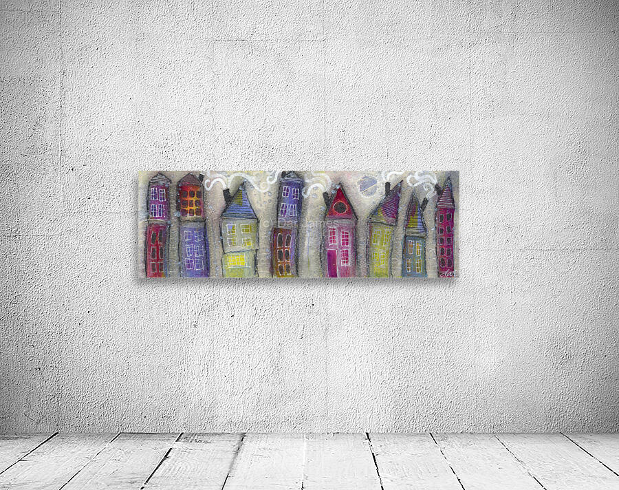 Joyful Row Homes Wall Preview