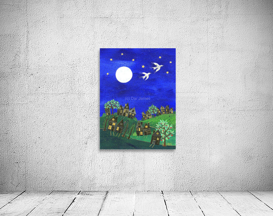 Nighttime Neighborhood Wall Preview