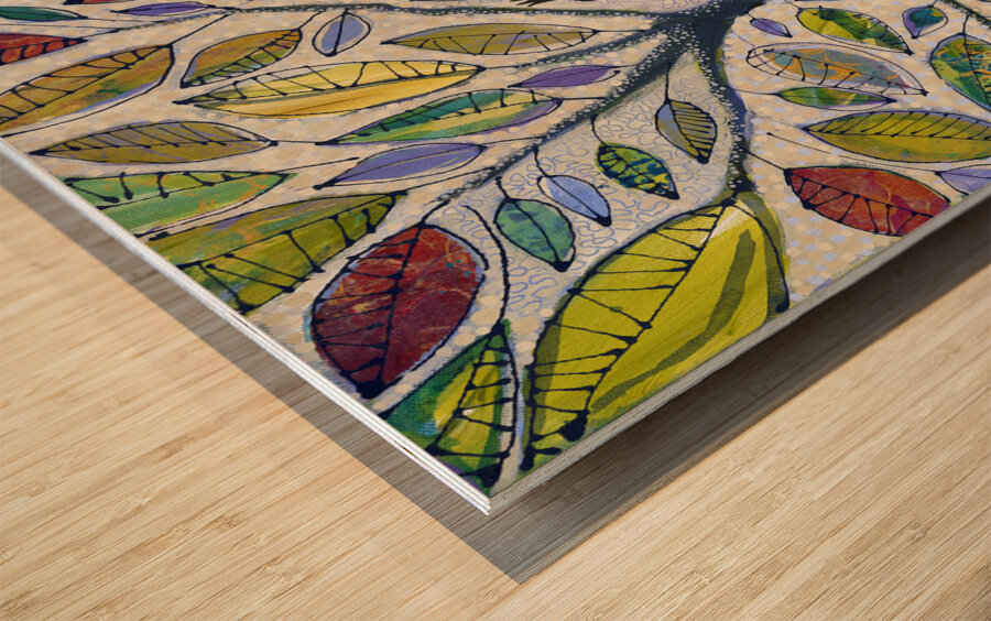 The Wind and the Wood Wood print