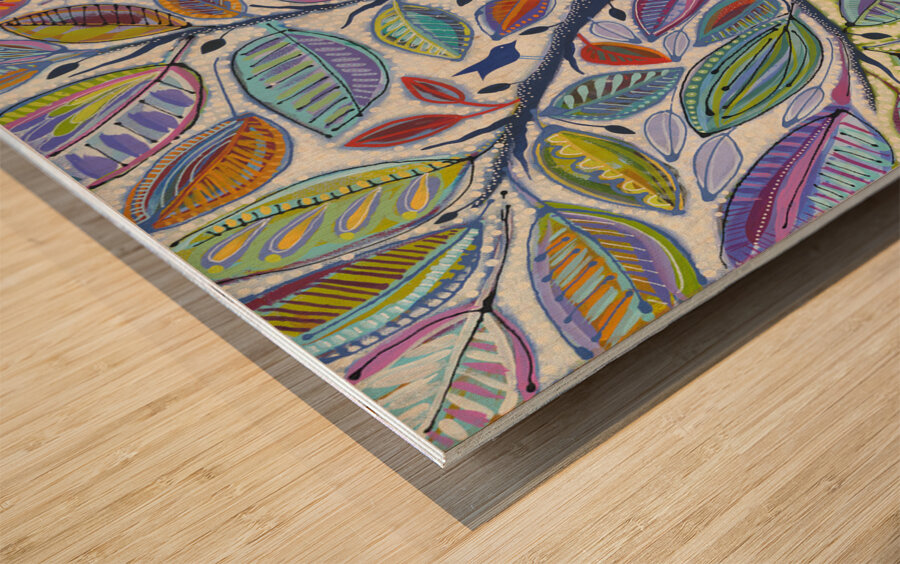 Things you Love Wood print