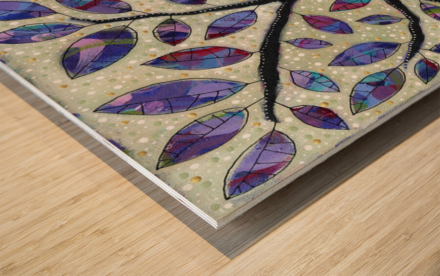 All Things Are One Wood print