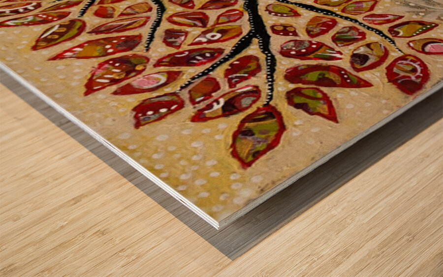 The Kaleidescope of a Beautiful Day Wood print