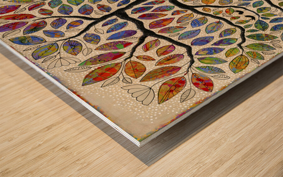 True Blessings Wood print