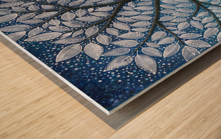 Sleeping in the Forest Wood print