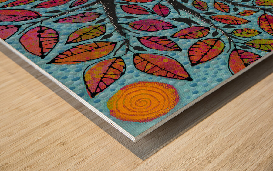 Sing Along Wood print