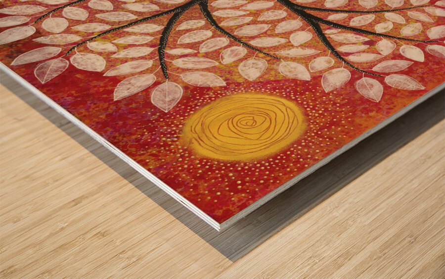 Closer to the Sun Wood print